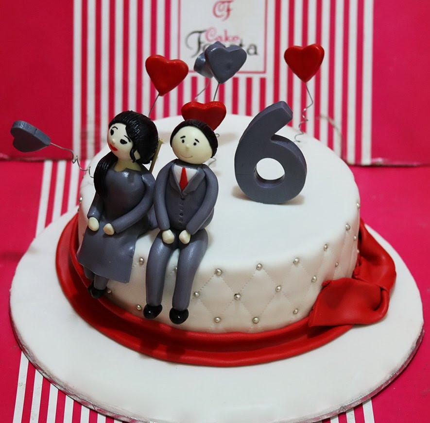 Featured image of post Marriage Anniversary Romantic Anniversary Cake - Romantic couple cake made to celebrate 2nd year of wedding anniversary…