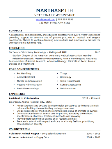 Veterinary Assistant Job Description - Veterinary Medicine And Vet Tech