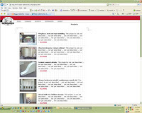 Projects page of web site for Master Cabinetworks, Inc.