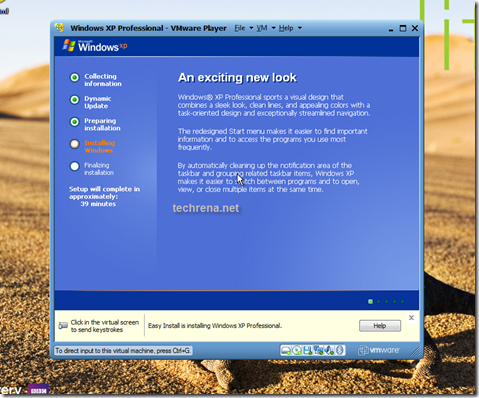 Windows Xp installation process