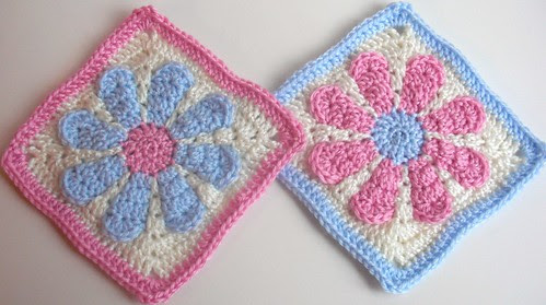 Daisy Flower Charity Squares-acrylic-7inches square