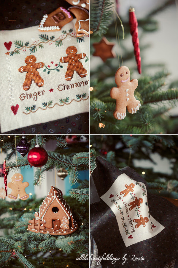 Gingerbread Trio (Little House Needleworks)