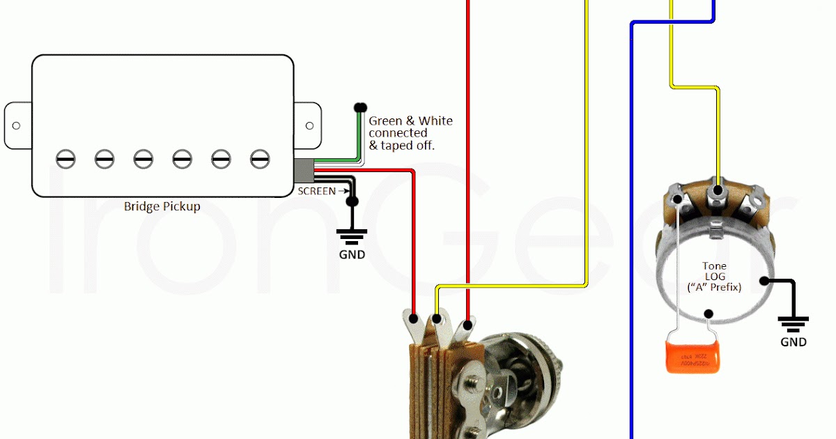 Guitar Wiring Diagrams 2 Pickups 1 Piezo - diagram tool