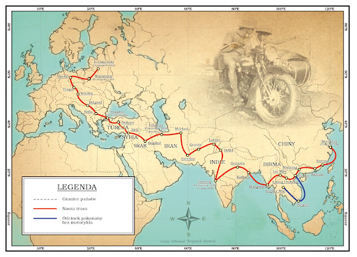 Buch: Hochzeitsreise nach Shanghai Motorrad Gespann Motorradreise  historisch Buch Reisebericht Hochzeitsreise Shanghai BSA