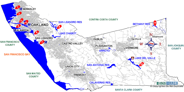 Alameda County Zoning Map