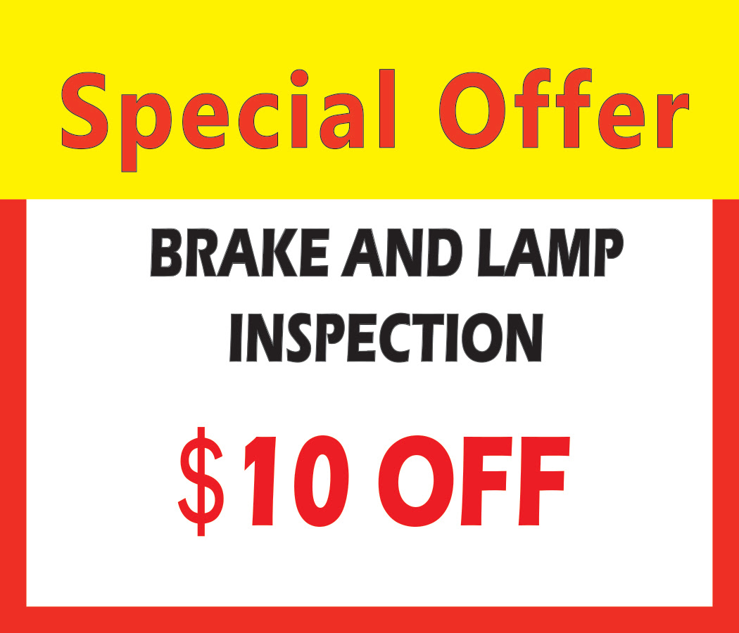 Brake And Lamp Inspection Near Me