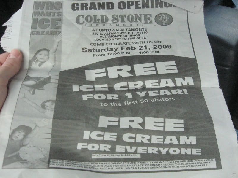 Free Ice Cream