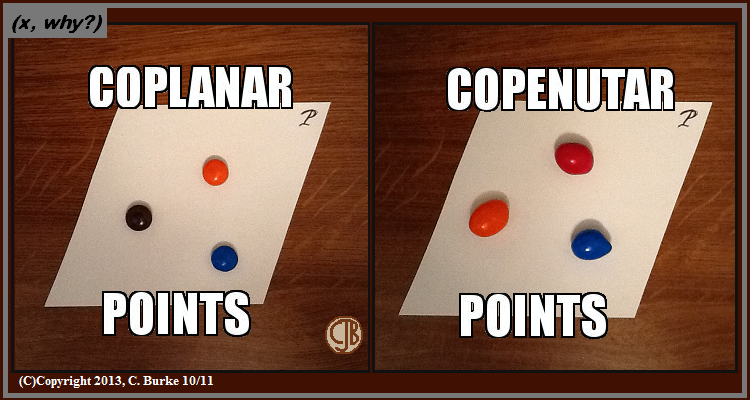 x-why-coplanar-points