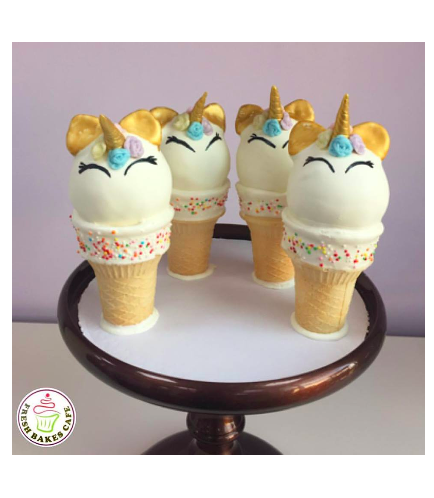 Unicorn Cakes Unicorn Cake With Ice Cream Cone
