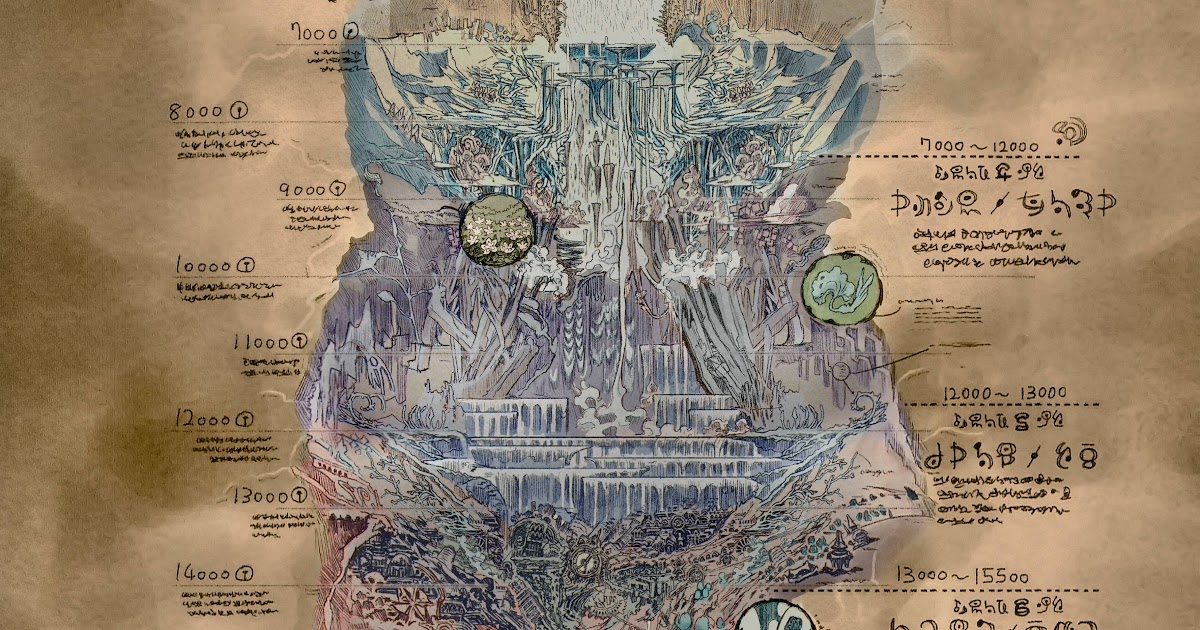 27 Made In Abyss Map Poster - Maps Database Source