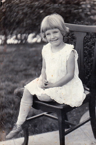 My mom, Pauline, as a girl