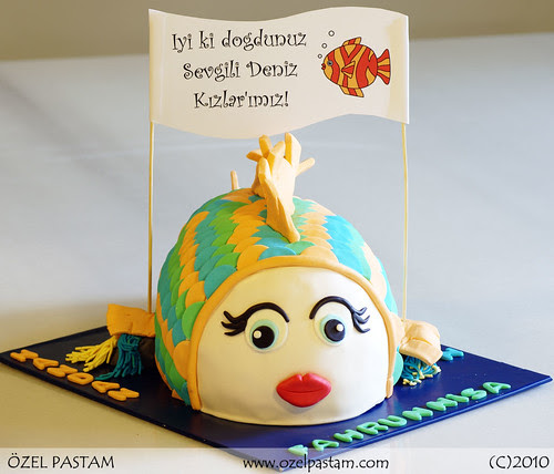 Özel Pastam Turuncu Balık Pasta