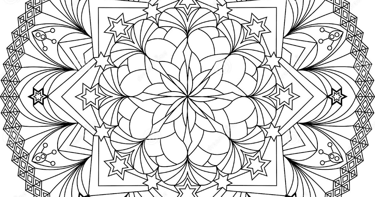 Relaxing Mandala Coloring Pages - Super Kins Author