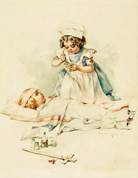 The Returning Hero - A Red Cross Nurse
