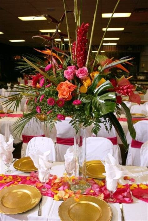 Tropical Centerpiece Ideas Welcome to Bisli Event Tropical Centerpiece Ideas Welcome to Bisli Event