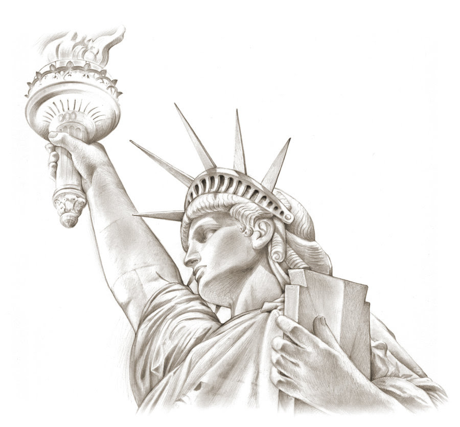 Featured image of post Drawing Sketch Statue Of Liberty : And if you need more inspiration and tutorials, just open any.