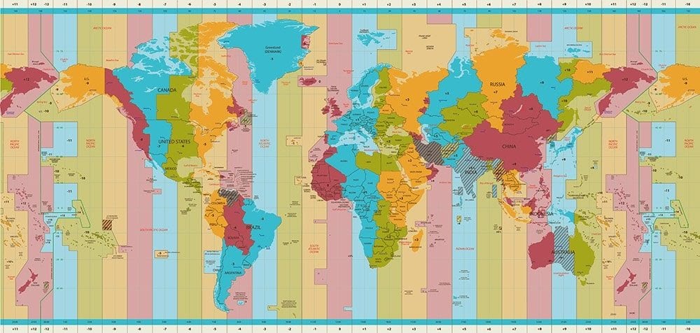 World Map Time Zones Live Map Of Florida