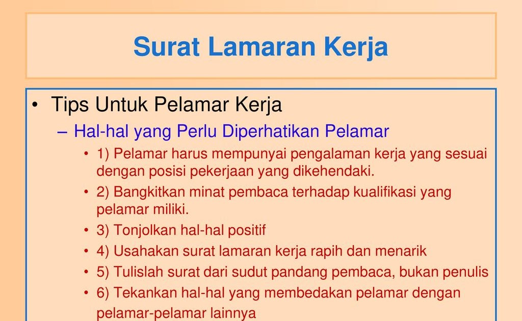 Contoh Kualifikasi Pelamar Pekerjaan Format Soal