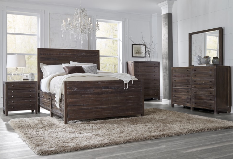 Gray Rustic Bedroom Decor