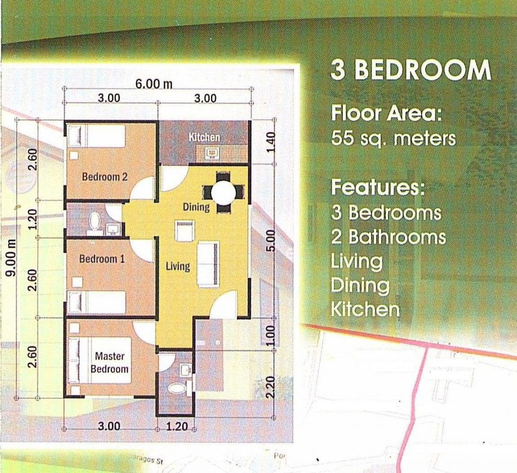 33 Floor Plan 3 Bedroom Bungalow House