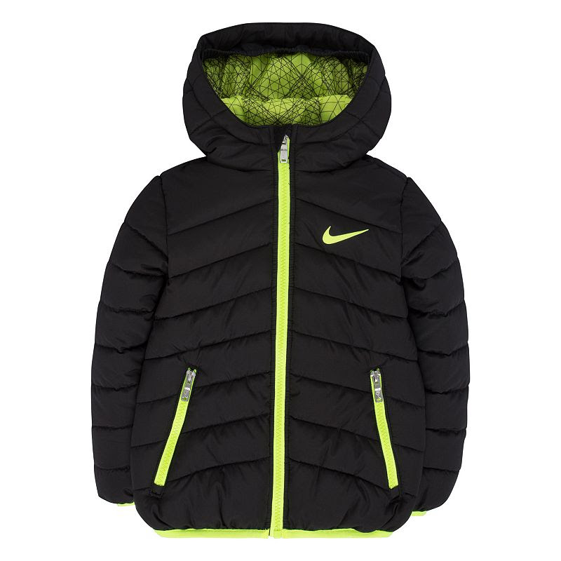 CHEAP Boys 4-7 Nike Hooded Puffer Jacket, Boy's, Size: 4, Oxford OFFER ...