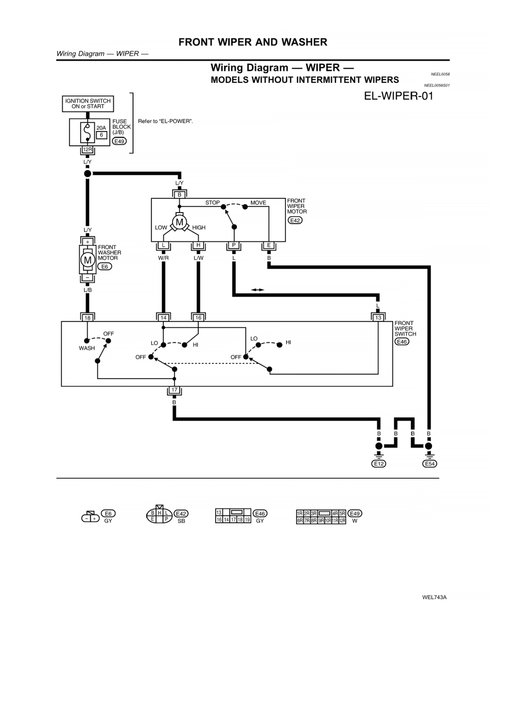 Wiper Washer Wiring Diagram - Home Wiring Diagram