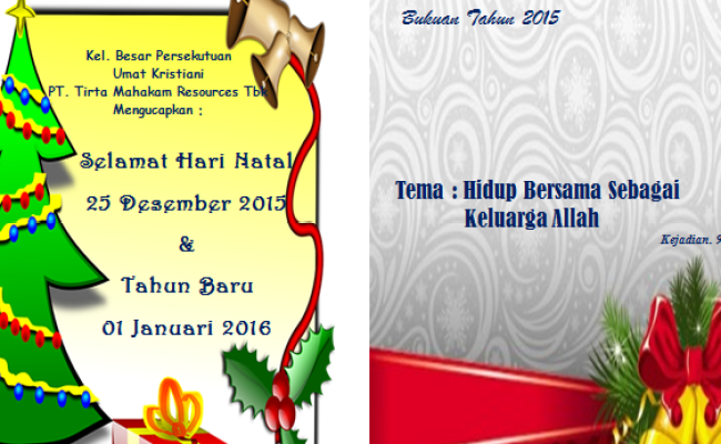 Contoh Undangan Natal Kreatif Cara Membuat Kartu