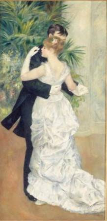 Pierre-Auguste Renoir (1841–1919) Dance in the City, 1883 Oil on canvas 70 7/8 x 35 ½ inches Musée d’Orsay, Paris (Galerie du Jeu de Paume) Photo: Réunion des Musées Nationaux / Art Resource, NY