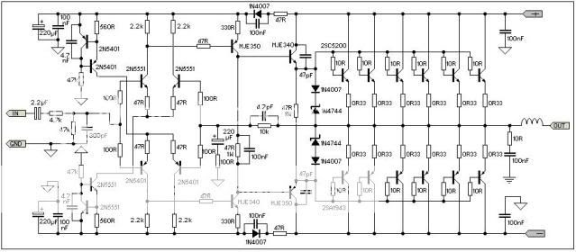 Draw your wiring : Sakura Amp Circuit