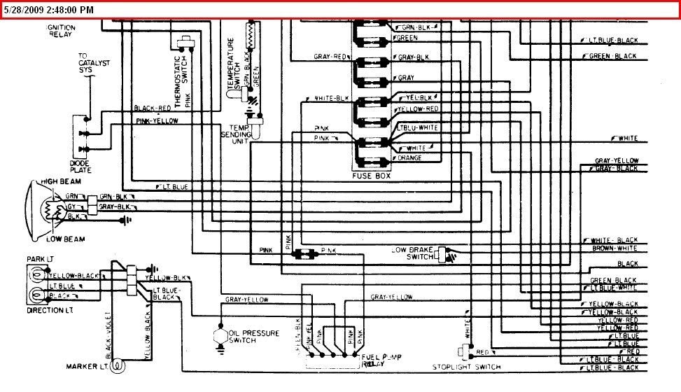 1974 Chevy Fuse Box