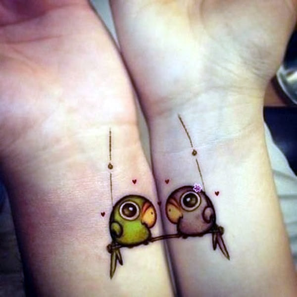 Adorable Sisters Forever Tattoo Design Ideas (35)
