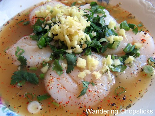 Scallops and Pea Shoots 3