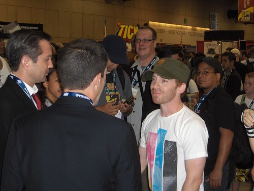 Tom Lennon and Ben Garant from "The State" with Seth Green