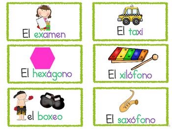 Palabras Con Xa Xe Xi Xo Xu En Español Para Niños - Varios Niños