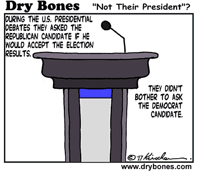 Dry Bones,America,Trump,Hillary, the debates, presidency, politics, Democrats, Republicans,