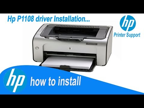 Hp Laserjet P1108 driver | How To Install Easily | Direct Install ...