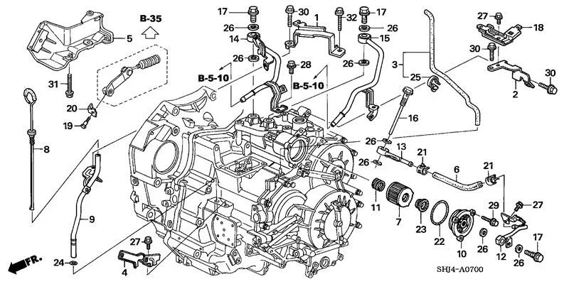 ☑ 2003 Honda Odyssey Engine Diagram