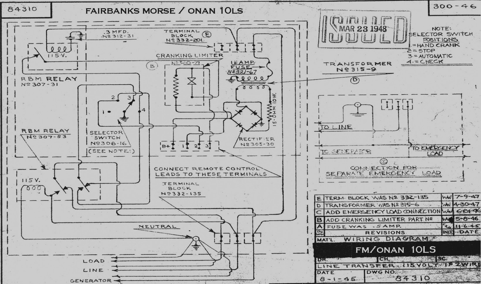 Onan 65 Marine Generator Wiring Diagram