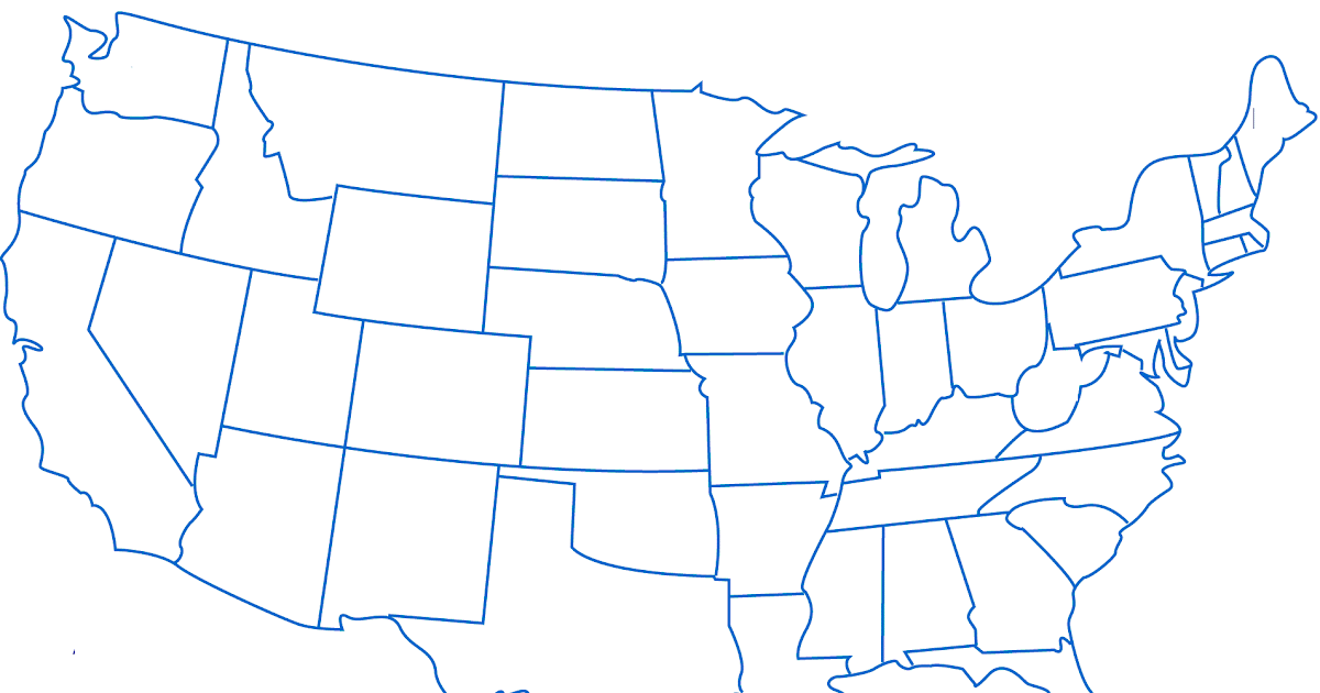 Maps: Usa Map Printable