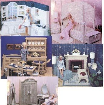 Plastic Canvas Fashion Doll Furniture Patterns And Ideas
