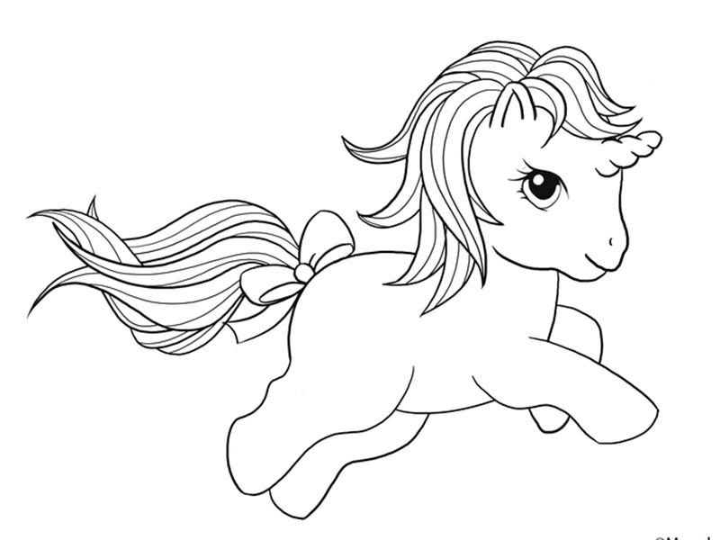 Kawaii Dibujos De Unicornios Bebes Para Colorear - imagen para colorear