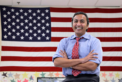 Ami Bera at his campaign office in California in this Oct. 26, 2012 file photo.