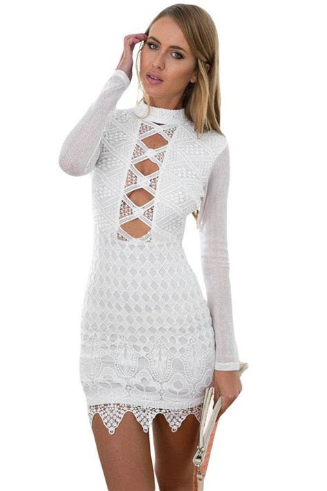 Sexy Cut out Club White cheap cocktail dresses Online Sexy Cut out Club White cheap cocktail dresses Online