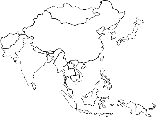 daoo60vot: blank map of asia quiz