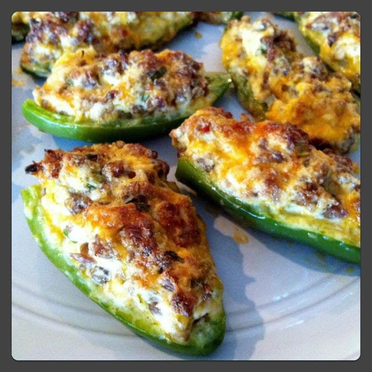 Stuffed Pepper Poppers Recipe - Super tasty and healthy snack :).