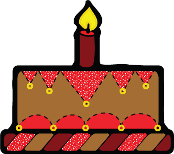 Clip Cake Birthday Chocolate Art