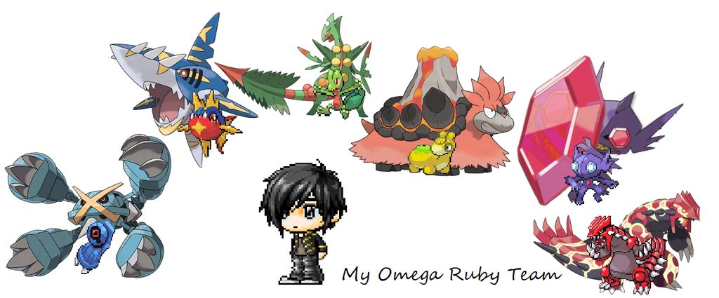 pokemon Omega Ruby team by JamesTheFoxAble1 on DeviantArt pokemon Omega Ruby team by JamesTheFoxAble1 on DeviantArt