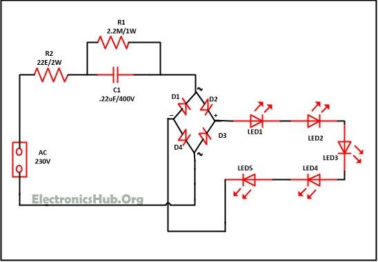 Led Light Schematic Diagram - Wiring Diagram Schemas
