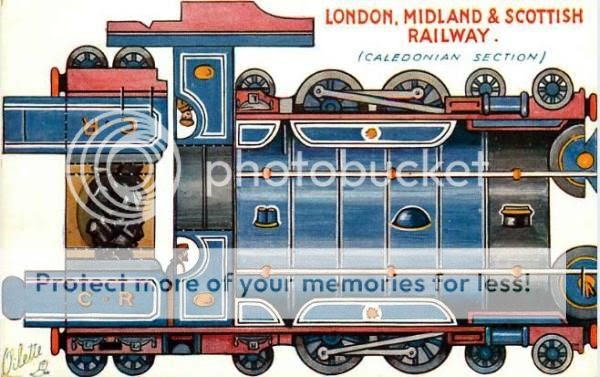 Vintage Scotland London Midland /& scotish ferroviaire vtarp064 A4 A3 A2 A1