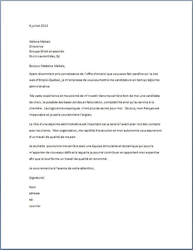 Lettre De Motivation Master Supply Chain Management  S Soalan